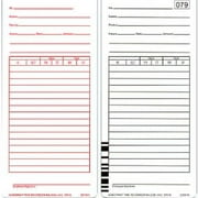 Acroprint Time Card for Es1000 Electronic Totalizing Payroll Recorder, 100/Pack