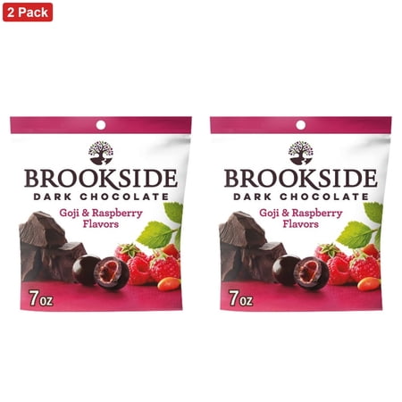 Brookside Dark Chocolate, Goji And Raspberry Flavored Snacking Chocolate - 7oz