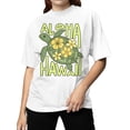 thumbnail image 2 of Aloha Hawaii Turtle Design Women's T-shirt, 2 of 3