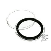 (25) Air-tite 39mm Black Ring Coin Holder Capsules for 1oz Silver & Copper Rounds Casino Chips