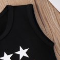 thumbnail image 3 of Ketyyh-chn99 Baby Boy 4th of July Outfits Summer Clothes Short Sleeve T Shirt + Stars Shorts Set Toddler Girls Independence Day Outfit Black,4-5 Years, 3 of 5