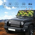 thumbnail image 5 of Kdxio Fresh Avocado Print Front Windshield Sun Shade,Folding Auto Sunshade for Car Truck SUV-Small, 5 of 7