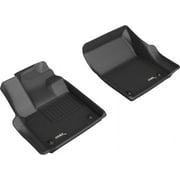 3D MAXpider KAGU Floor Mat (BLACK) compatible with JAGUAR I-PACE 2019-2024 - Front Row