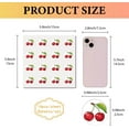 thumbnail image 2 of 128Pcs Cherry Stickers Fruit Plastic Decal Self-Adhesive Waterproof Sticker Small Red Round Dot Bulk Cartoon Stickers for Art Craft Students Planner Classroom Water Bottle 2.5x2.5cm, 2 of 9