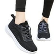 thumbnail image 3 of NOKIO Womens Tennis Shoes Running Shoes Lightweight Sneakers for Women Gym Workout Shoes Spring And Summer Women Sports Shoes Mesh Breathable Elastic Lace Up Solid Color Shoes Sneakers, 3 of 8