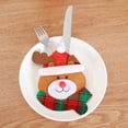 thumbnail image 4 of Matsuzay Mini soporte decorativo para vajilla de Navidad, tenedor, cuchara, cubierta, bolsa de cocina, sombrero de caramelo, calcetín, artística, Kits de decoración para fiestas No.03 Matsuzay HA010002-03, 4 of 6