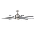 thumbnail image 4 of CHP60BNK9 Craftmade Lighting Champion - 60 Inch 9 Blade Ceiling Fan with Light Kit-Brushed Polished Nickel Finish, 4 of 17