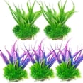 thumbnail image 1 of Acuario, decoración de pecera, 5 plantas de acuario artificiales, conjunto de árbol, decoración de pecera, 1 of 5