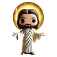 thumbnail image 1 of Cute doll Jesus statue creative gift decoration crafts family bedroom living room decoration, 1 of 4