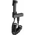 thumbnail image 1 of Grifo de bidé, ducha de bidé, negro, multifuncional, ducha de mano, cobre, montaje en pared, bidé, inodoro, manguera, soporte de válvula para baño, limpieza de baño, empuje Su, 1 of 5