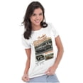 thumbnail image 3 of Broken Promises Muscle Car Engine Womens Fitted Plus Size Graphic Tee Brisco Brands 2X, 3 of 5