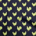 thumbnail image 1 of oneOone Cotton Poplin Lime Fabric Rooster Cock Sewing Material Print Fabric By The Yard 56 Inch Wide, 1 of 4