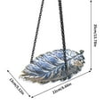 thumbnail image 5 of HBBKVI Bird Feeder, Leaf Shaped Platform Bird Feeders for Garden Patio Yard, Hummingbird Feeders Great for Attracting Birds, 5 of 6
