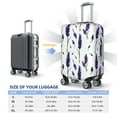 thumbnail image 6 of Balery Luggage Cover Lavender Flowers Print Suitcase Covers for Luggage Elastic Washable Suitcase Protector Fits 18-32 Inch Luggage-Medium, 6 of 9