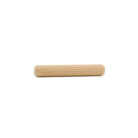 

Wooden Dowel Pins 3 x 3/8 inch Pack of 250 Fluted Dowel Joints for Woodworking Furniture and Crafts by Woodpeckers