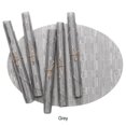 thumbnail image 3 of Toystoory fácil del poliéster 6pcs y esteras ovaladas versátiles para la decoración de la tabla elegante durable Mostrada gris-plata 45*32CMcm, 3 of 6
