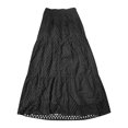 thumbnail image 4 of Tfken Summer Skirts For Women Low Waist Solid Color A Line Long Skirts Fashion Casual Daily Wear Female Comfortable Clothes Black, 4 of 4