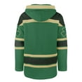 thumbnail image 3 of Men's-'47  Kelly Green Chicago Bulls McLucky Superior Lace-Up Pullover Hoodie, 3 of 3