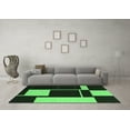 thumbnail image 3 of Ahgly Company Indoor Rectangle Abstract Emerald Green Contemporary Area Rugs, 5' x 8', 3 of 4