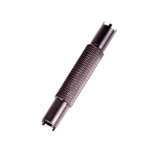 Ozark Armament Front Sight Tool - Eliminates Bullet Method - Quickly Adjust A1/A2 (4 or 5 Prong) Front Sight Posts - Solid Metal Construction with Milled Aluminum Front Sight Adjustment Tool