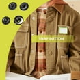 thumbnail image 2 of Xingzhi 100 Pieces Snap Button Children Jacket Trousers Pants Simple Design Round Press Stud Assorted Kit DIY Crafting Black 8mm, 2 of 6