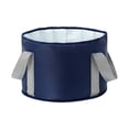 thumbnail image 3 of Xihbxyly Cubo Apilable para Pies, Portátil, de Viaje, con Aislamiento Térmico, a Prueba de Fugas, para Baño de Pies, Lavabo para Piernas para El Hogar, 3 of 4