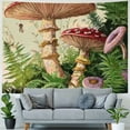 thumbnail image 4 of BCIIG Thick Soft Mushroom Tapestry Wall Hanging Botanical Plant Moon Butterfly Flowers Cute Vertical Small Wall Hanging Tapestries Boho Wall Decor Aesthetic Mushroom Tapestry for Bedroom, 4 of 6