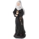 thumbnail image 4 of ColoMX Estatua de monja con crucifijo, figura de mesa de arena, adornos, modelo de foto, utilería, estatuilla de monja religiosa, estante de oficina, accesorios para el hogar, 4 of 7