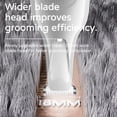 thumbnail image 4 of 2-Speed Rechargeable Cat & Dog Grooming Clipper with LED Light for Paws Ears Face Low Noise Cordless Pet Trimmer, 4 of 8