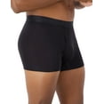 thumbnail image 5 of Hanes Originals Ultimate Men's SuperSoft Trunk Underwear, Black, 3-Pack M, 5 of 9