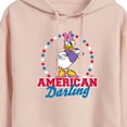 thumbnail image 3 of Disney - American Darling Daisy - Juniors Cropped Pullover Hoodie, 3 of 5