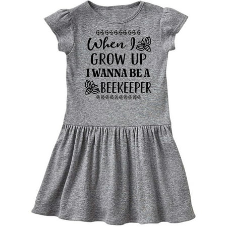 

Inktastic Future Beekeeper Honey Bee Gift Toddler Girl Dress