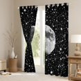 thumbnail image 3 of Castle Fairy Psychedelic Constellations Black Out Curtains for Female Men Women,Universe Galaxy Mooon Curtains Pack of 2 (42x63 Each),Starry Sky Bedroom Curtains,Ultra Soft Home Decor, 3 of 6