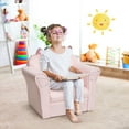 thumbnail image 2 of Costway Sofá para niños, sillón con dibujo de gato para niños con estructura de madera y pies antideslizantes, complemento de decoración resistente y ligero para niños y niñas, 2 of 5