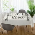 thumbnail image 6 of Ryvnso Art Sweet Home Rectangle Table Cloth Tablecover Dinning Tablecloth 60"x60", 6 of 8