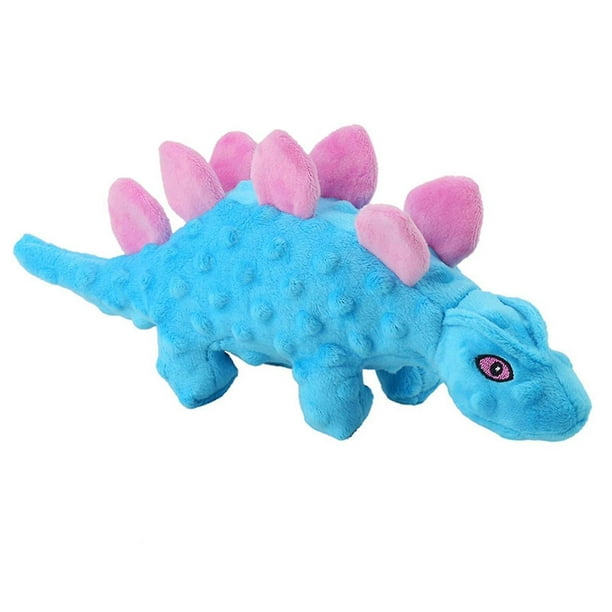 Juguete para perros, cachorro, masticable, peluche chirriante, diseño de dinosaurio