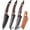 3PCS SET, variant on Fixed Blade Knife 3PCS High Carbon Steel Butcher Knives Set Full Tang Mini Hunting Knife with Leater Sheath Wood Handle and Paracord Lanyard for Outdoor Camping Bushcraft