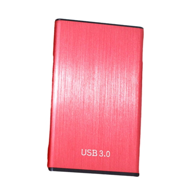 Tholdsy Disco duro portátil de rendimiento para una gran compatibilidad Disco duro externo Plug and Play Juegos de teclado y mouse para computadora rojo