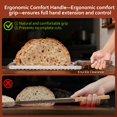thumbnail image 3 of Bread Slicer for Homemade Bread-Adjustable Wooden Sourdough Bread Knife with Thickness Guide,Cutter Tools for Crusty Sourdough & Baguette,Ambidextrous Use,Gift for Baker, 3 of 8