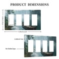 thumbnail image 3 of Game Graphics Lake Switch Cover Decorative Wall Plate / 4-Gang Screwless / Standard Size 4.5x8 in, 3 of 5