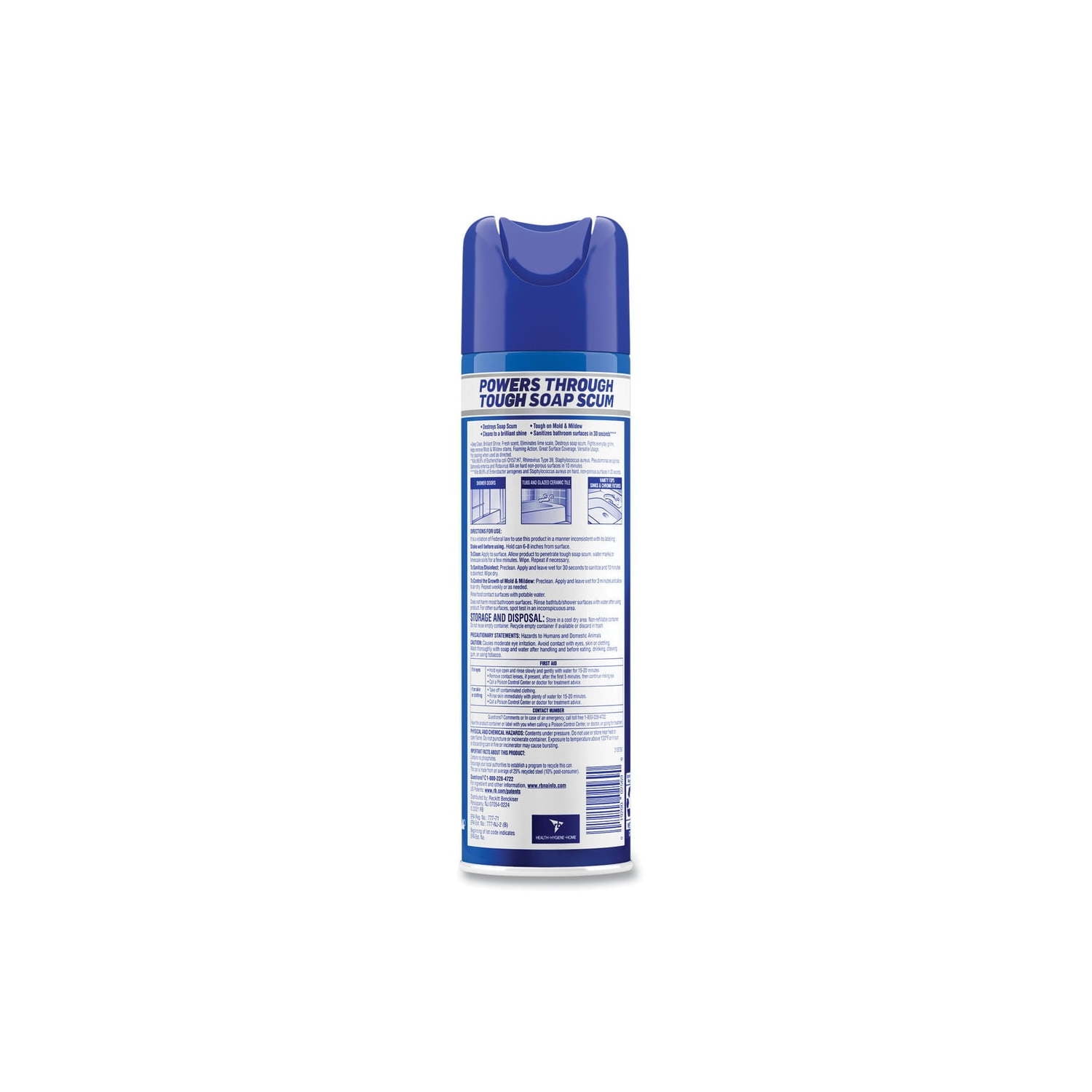 (2 pack) Lysol Power Foam Bathroom Cleaner Spray Aerosol, Atlantic Fresh, 24 fl oz