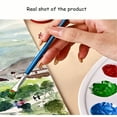 thumbnail image 3 of LNGOOR 1pc White Plastic Paint Palette For Acrylic & Watercolor Painting, 3 of 7