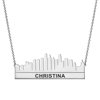 Personalized Cityscape Name Necklace Philadelphia Skyline