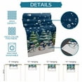 thumbnail image 7 of Table Runners 120 Inches Long Dress Scarves, Navy Blue White Snowman Christmas Farmhouse Coffee/Dining/Kitchen Table Runner for Living Room, Xmas Tree Snowflake Winter 13x120 Inch, 7 of 7