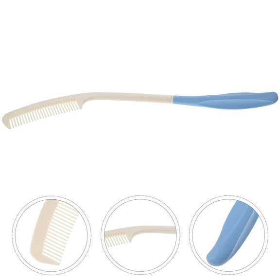 TEHAUX Plastic Hair Comb for Disabled Care, Gentle Hair Detangling, Ideal for Hospital and Daily Use, 1 Piece