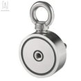 thumbnail image 6 of Gustave Double Sided Fishing Magnet 400LBs Pull Strong Magnets Heavy Duty Neodymium Rare Earth Magnet Thick Eyebolt for Treasure Hunt Salvage, 6 of 8