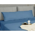 thumbnail image 4 of HOMTEC 100% Cotton Body Pillowcase, Body Pillow Cover with Envelope Closure, Hypoallergenic Soft Long Pillow Case, 20" x 54", Moonlight Blue, 4 of 8