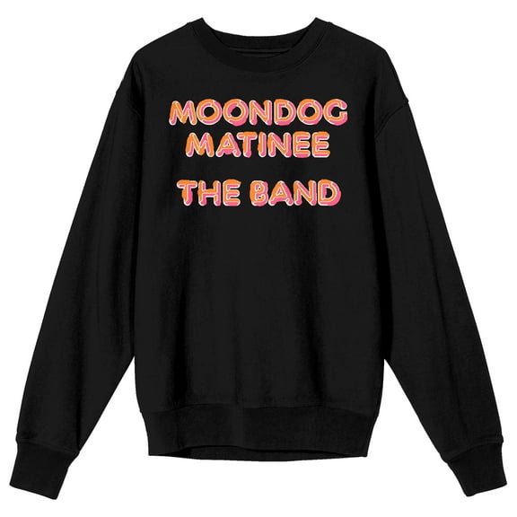 The Band Moondog Matinee Crew Neck Long Sleeve Men's Black Sweatshirt-XL