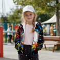 thumbnail image 5 of Xixirimido Colorful Paint Splatter Baseball Printed Kids Hoodies for Boys Girls Zip Up Hoodie Sweatshirt 3D Graphic Long Sleeve Pullover Top with Pocket for Fall Winter Velvet Lining, 14-16 Years, 5 of 7