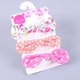 thumbnail image 2 of Kiplyki New Arrivals Set for Baby 3PC Newborn Toddler Girls Boys Print Bow Headband Accessories, 2 of 3